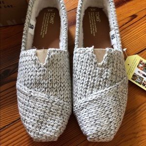 Toms Classic Birch Sweater Knit/ Faux Shearling